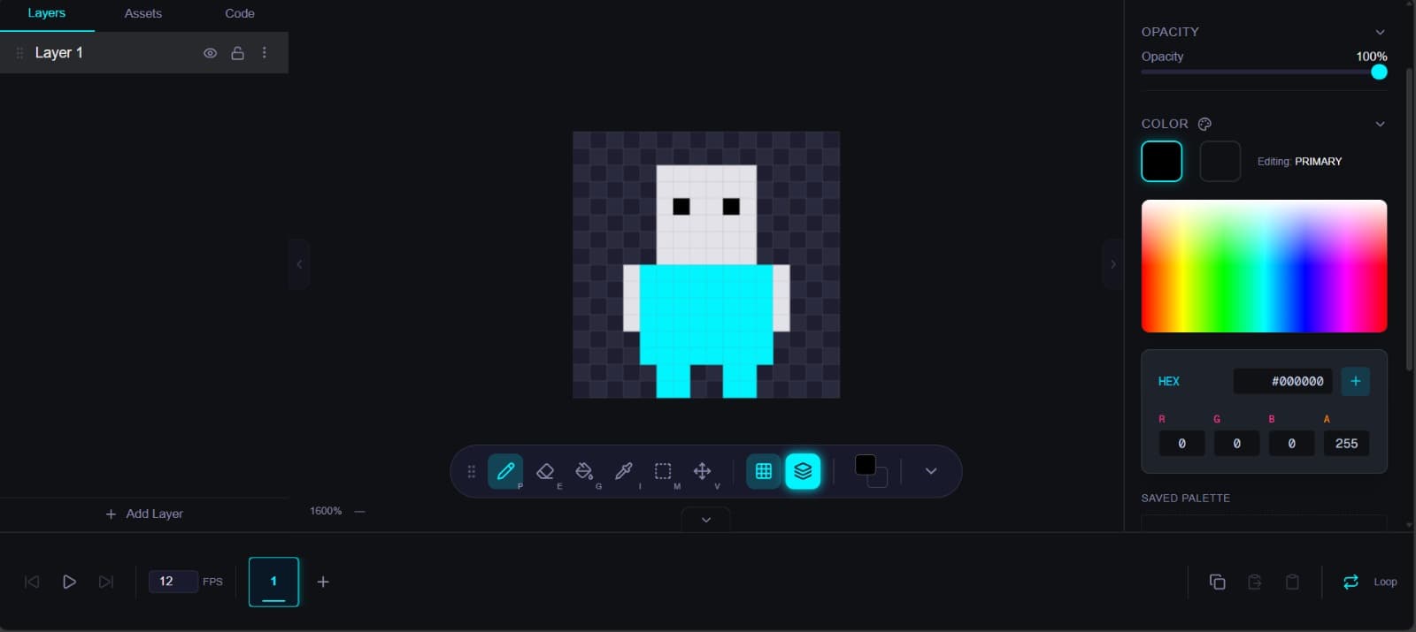PixelForge Editor Preview